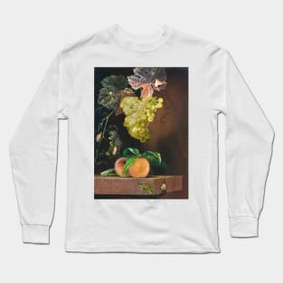 Still Life with Fruit, Lizard and Insects by Ottmar Elliger (digitally enhanced) Long Sleeve T-Shirt